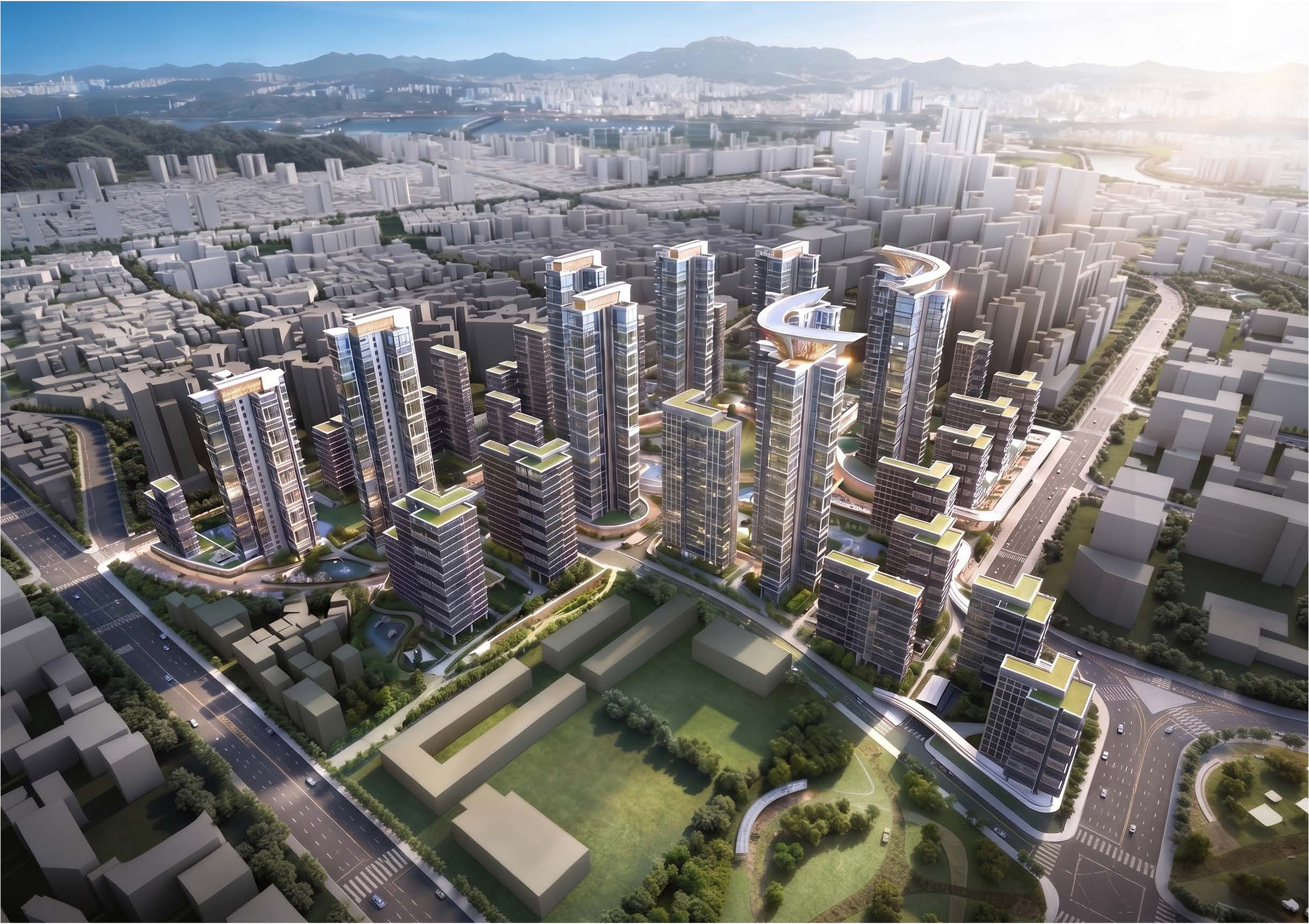 목동10단지 재건축 조감도 – 최고 40층 4248가구 규모
