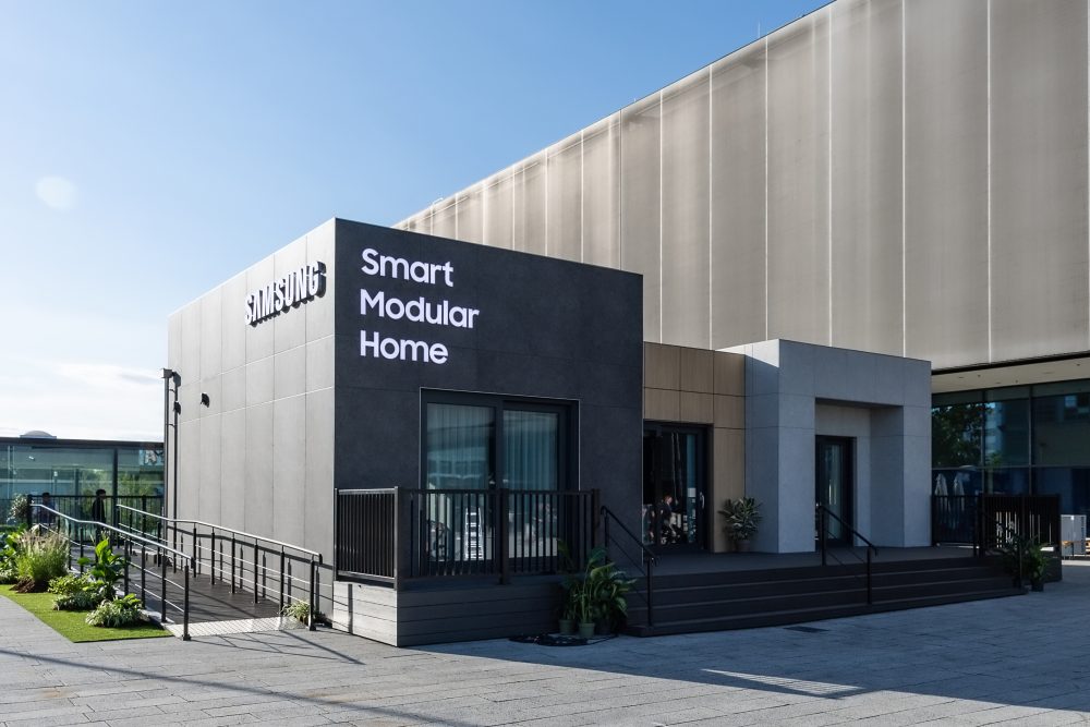 삼성전자 스마트 모듈러 홈(Samsung Smart Modular Home) 외관 – IFA2025 공개, 공간제작소 협업 AI 가전 탑재